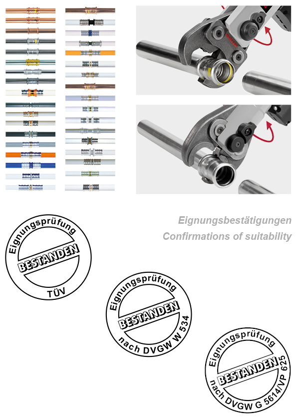 Eignung der ROLLER\'S Presswerkzeuge